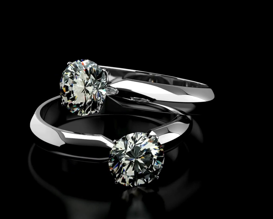 Anello Solitario Oro 18K con Diamante 0.50 ct