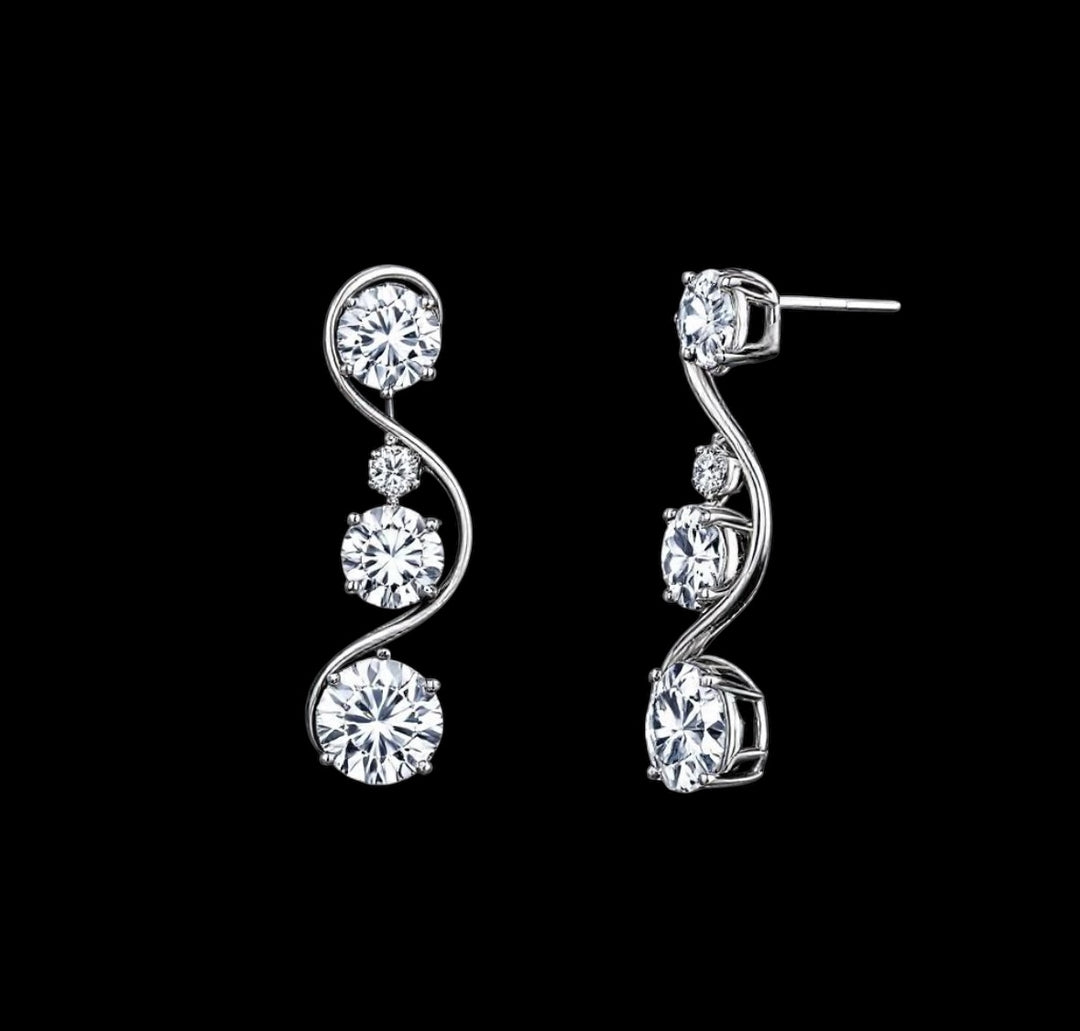 Orecchini in Oro 18k e Diamanti Naturali.